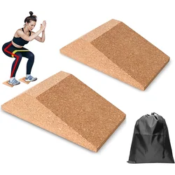 1/2Pcs Squat Wedge Block Non Slip Professional Squat Ramp for Weightlifting Deadlift Heel Elevated Calf Raises Yoga Slant Board