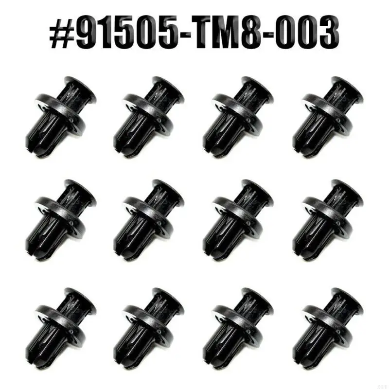 X6HF Strong Bumper Retainer Clips Plastic Rivets 91505TM8003 for Automotive Use