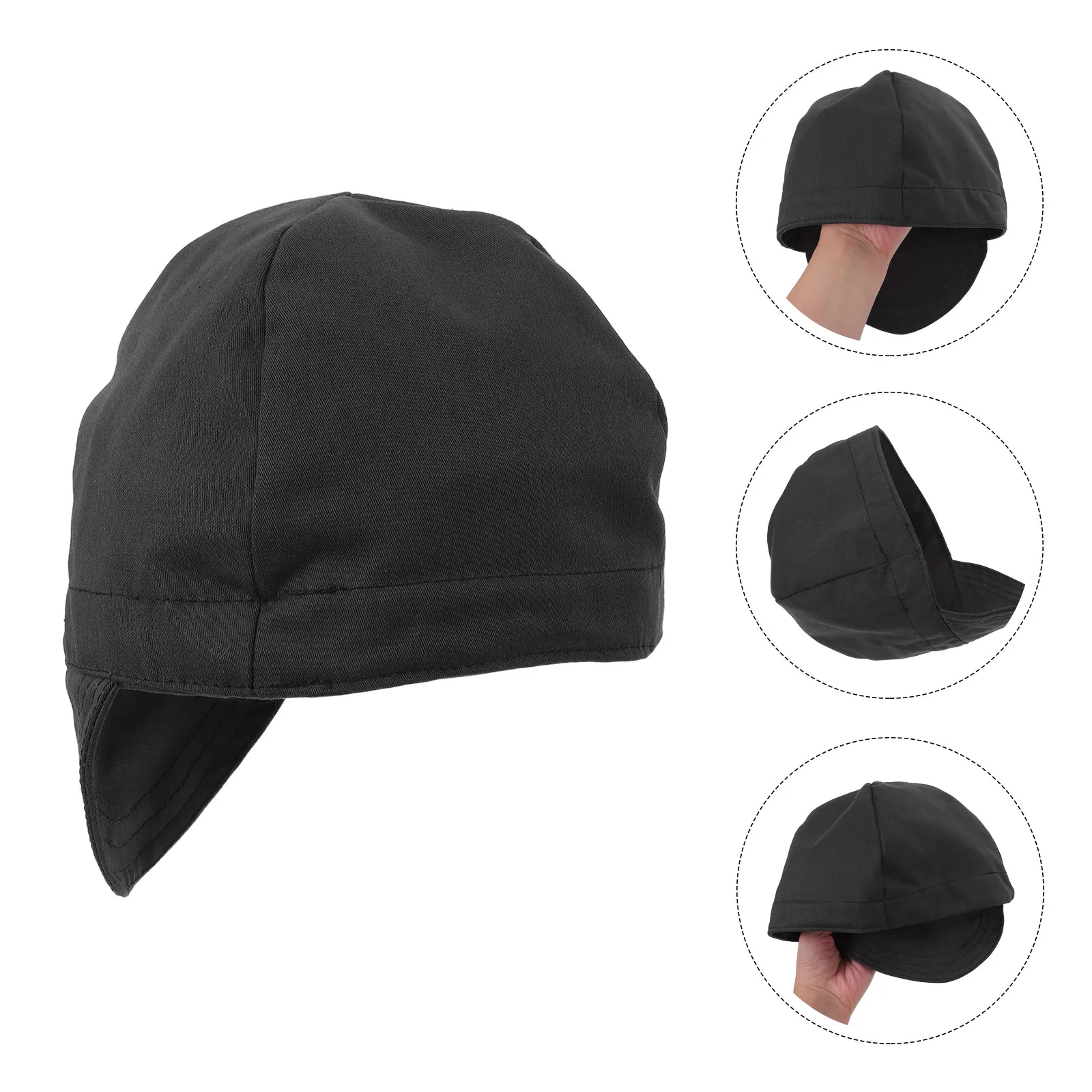 Welding Cap Flame Resistant Gray Windproof Dustproof Protective Hat Safety Equipment Welder Gear Beanie for Men Women Mesh