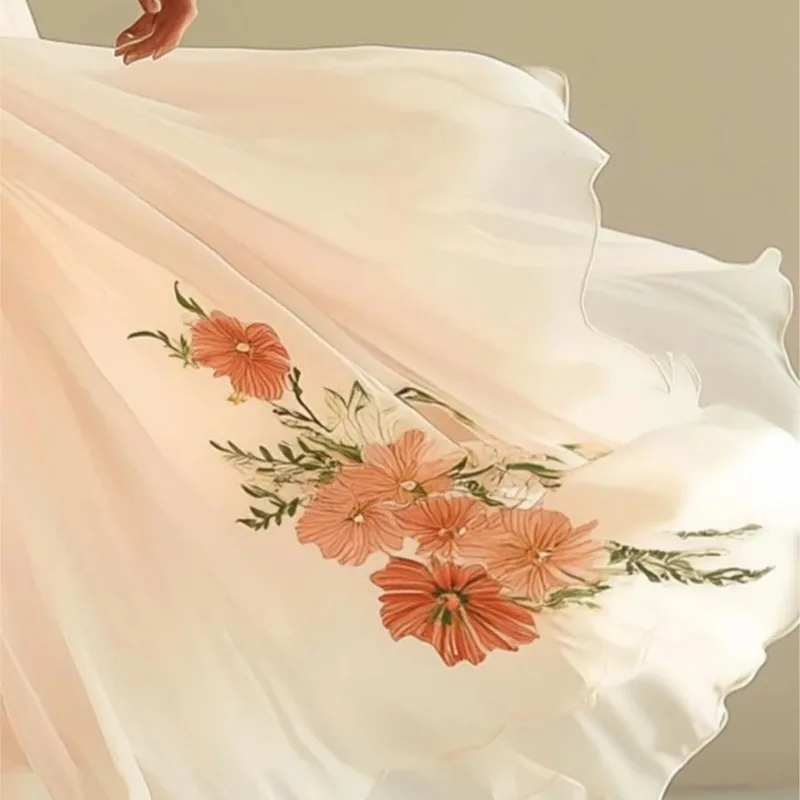 Women's Clothing Trend 2025 Summer Short Sleeve High Waist Dresses Sexy V Neck Floral Printed Boho Holiday Dress Vestidos