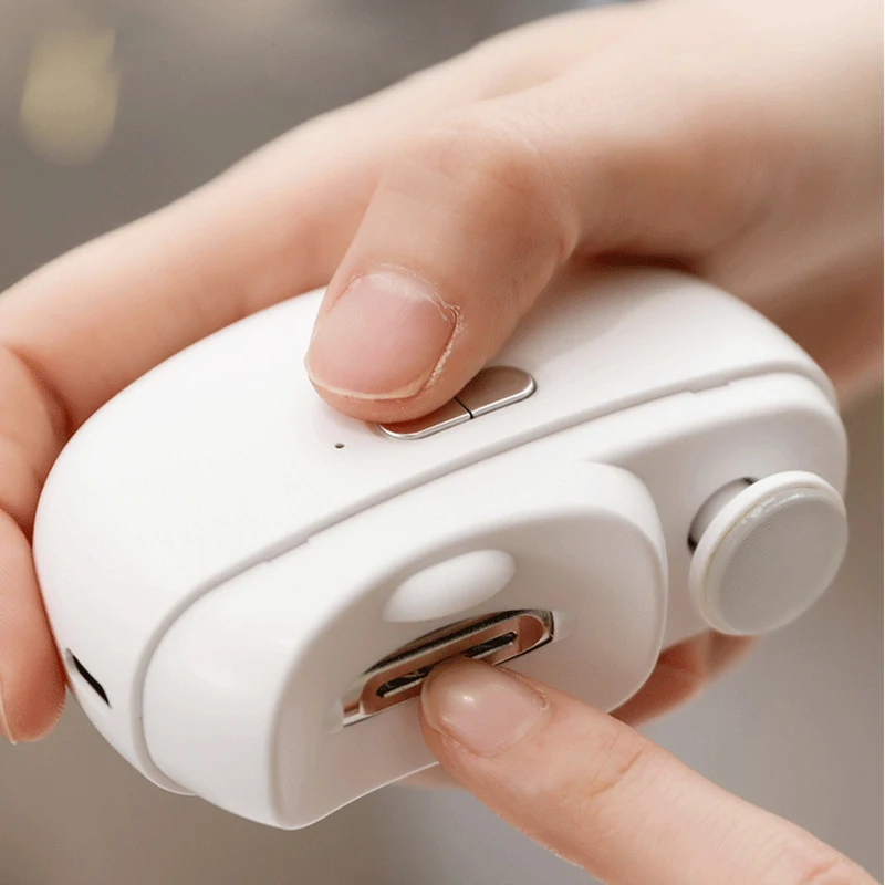 ‌ Elektryczny obcinacz do paznokci, bezpieczny pilnik z funkcją automatycznego wyłączania, przenośne narzędzie do pielęgnacji paznokci do manicure i pedicure.