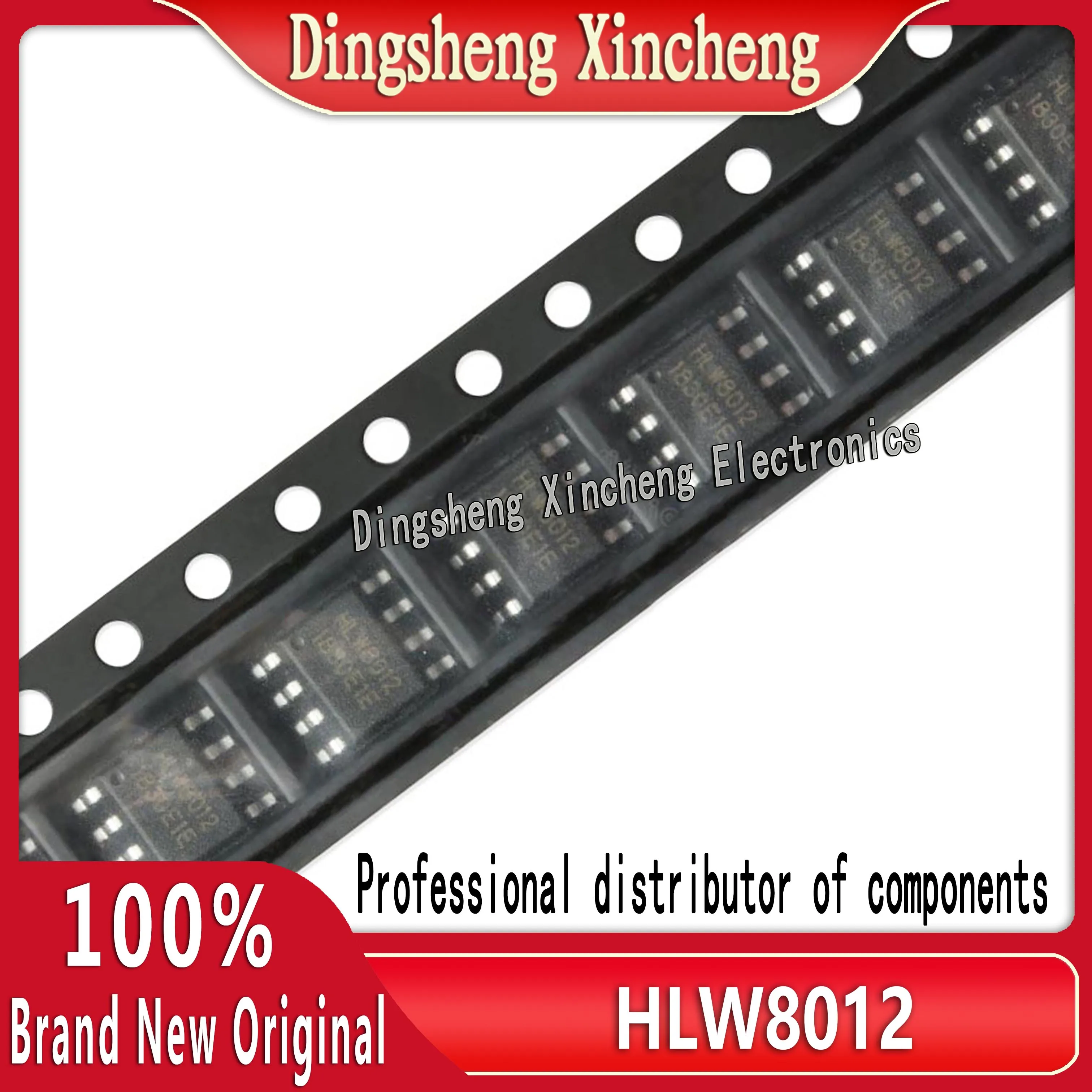 5pcs/lot HLW8012 SOP-8 Single-phase Multi-function Metering IC Fuel Gauge Chip IC Integrated Circuit