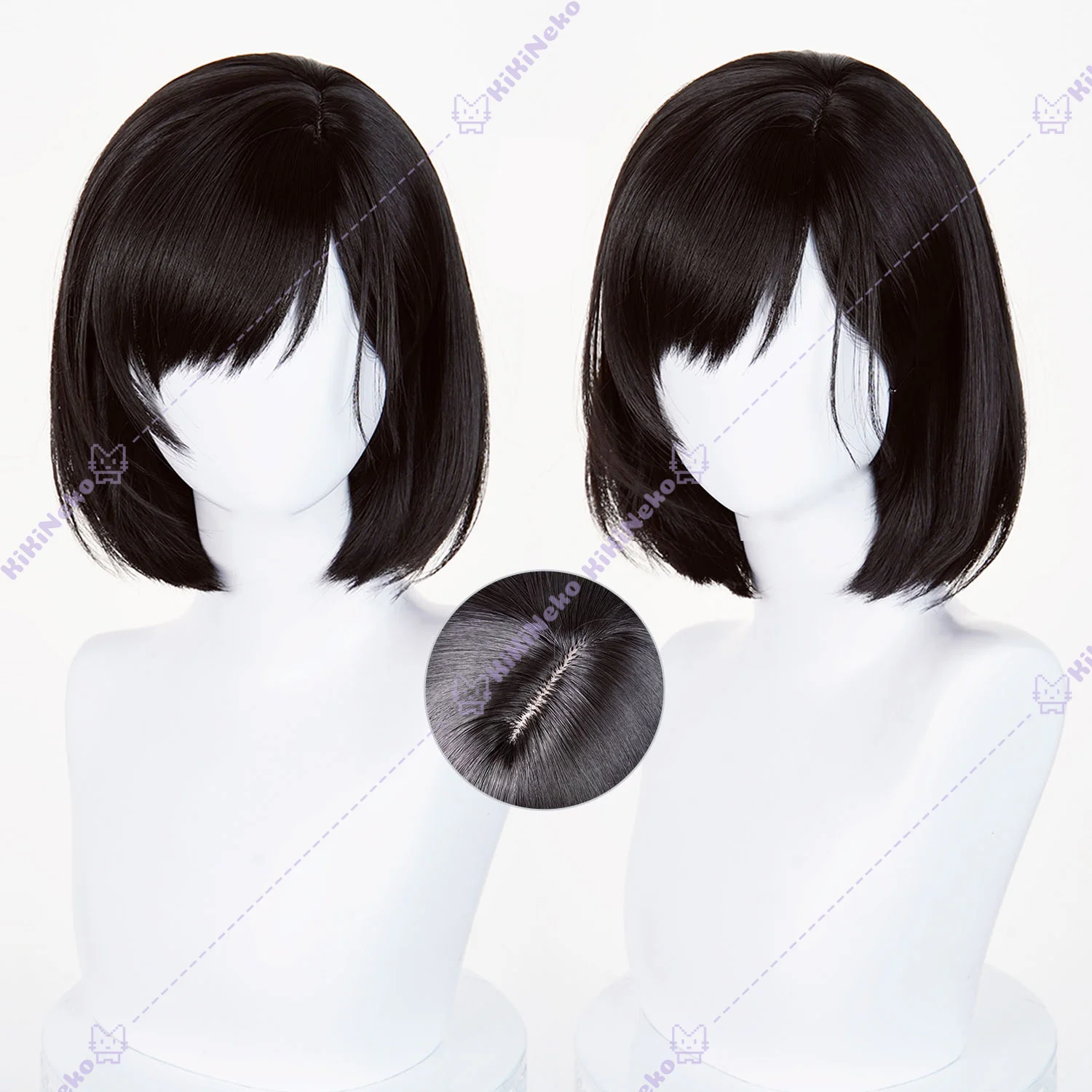 Game Hill Hinako Shimizu Parrucca Cosplay Hinako Parrucca di Capelli Corti Per Ognissanti Comicon Festa di Carnevale Donne Adulte Gioco di Ruolo Puntelli