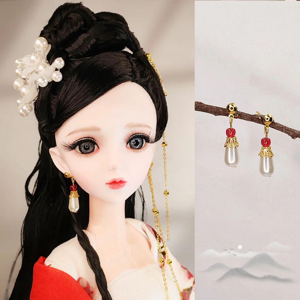 1/6 Scale Doll Accessories toy earings pretty jewelery for BB Xianxian FR 30cm Dolls Perfect Gift