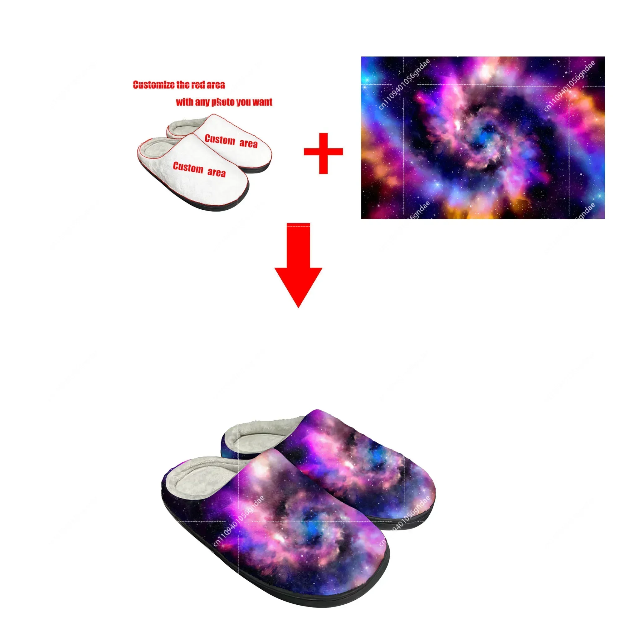 Portugal Flag Home Cotton Custom Slippers Mens Womens Sandals Portugal Plush Bedroom Casual Keep Warm Shoes Thermal Slipper view 6