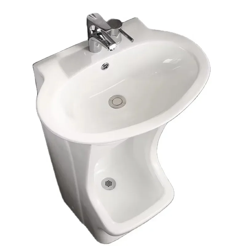 

Washbasin Ceramic wash basin with bathroom base