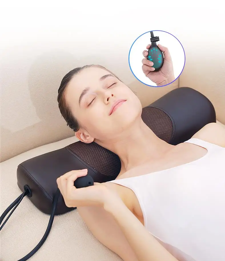 Cervical spine pillow repair spine traction correction massage pillow single electric cylinder cervical neck massage therapy dev