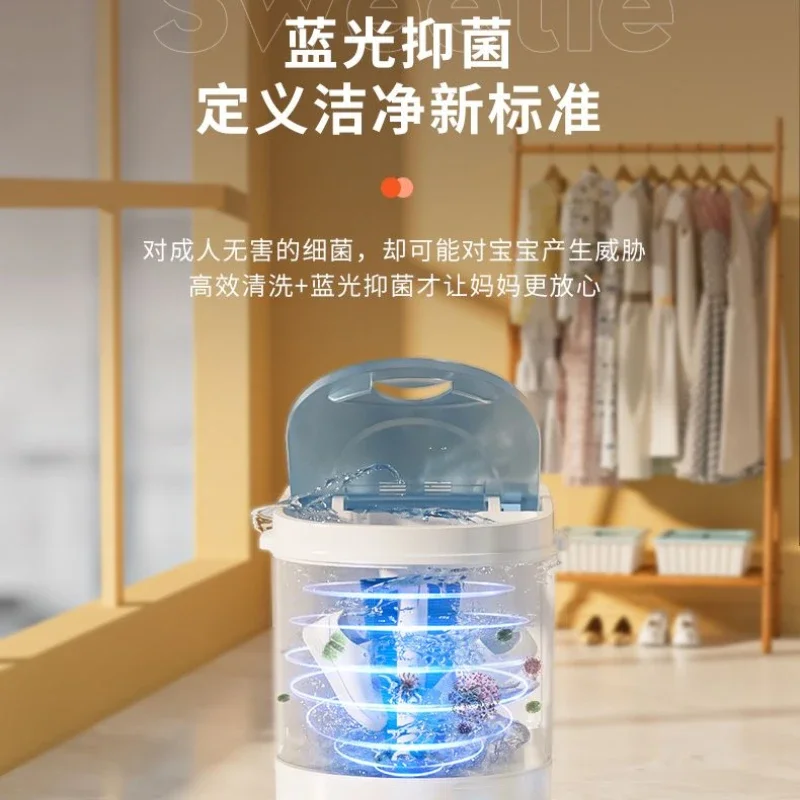 Mesin Cuci Mini Semi-otomatis Rumah Tangga, Mesin Cuci Sepatu Ember Tunggal Anak Bayi Kecil, Pakaian Dalam dan Kaus Kaki