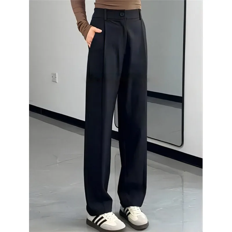 

Мужские брюки в неаполитанском стиле с широкими штанинами, свободного кроя, прямые, повседневные, летние