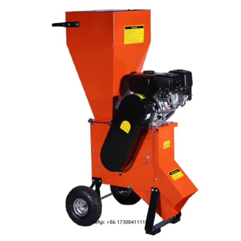 

Wood Crusher Chipper Shredder with 4-Stroke Engine 20 Blades 3" Capacity Easy to Operate for Tree Branch Processing
