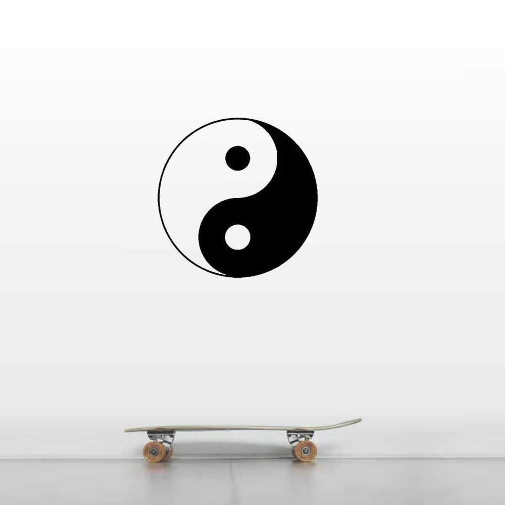 Wall stickers Chinese traditional pattern Tai Chi Yin Yang fish personality creative decoration PVC wall stickers
