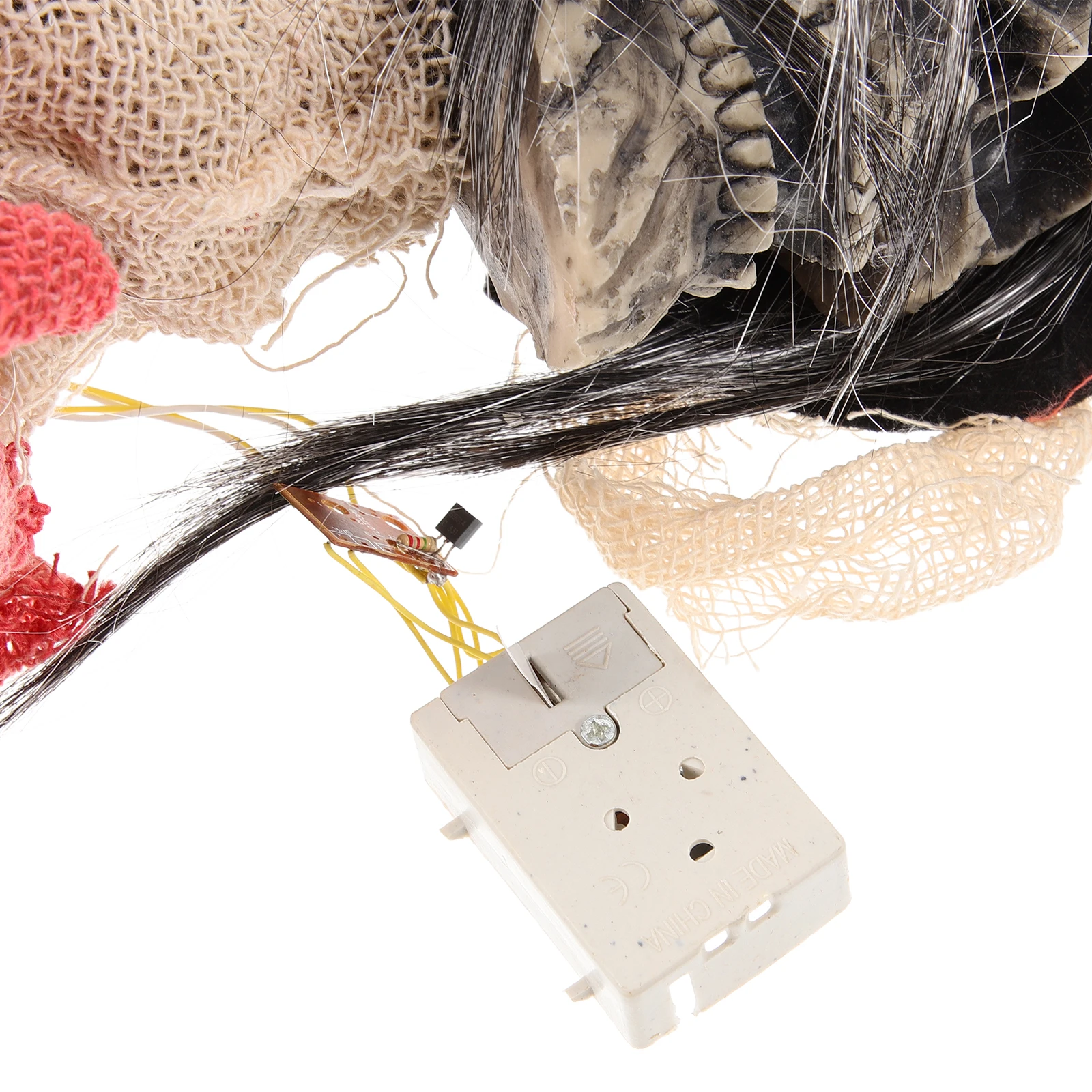 

Ghost Head Hanging Halloween Decorations Outdoor Yard Prop Fall for Home