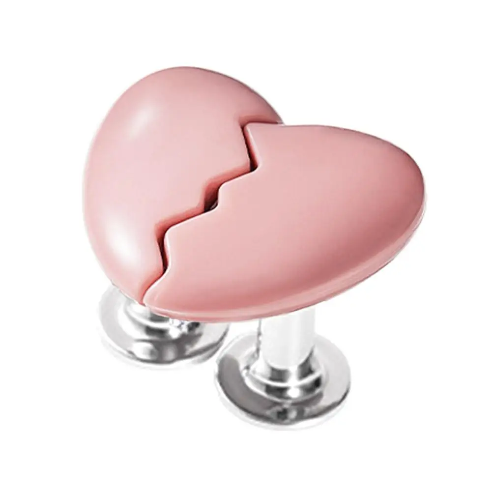 Bathroom Water Tank Buttons Push Switch - Heart Shape Toilet Presser, Love Toilet Press Button, Nail Protector for Bathing Room