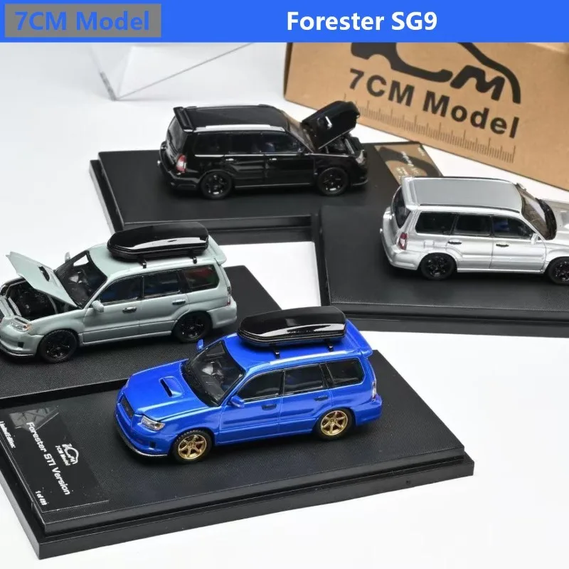 7CM Model 1/64 Forester SG9 Alloy Motor Vehicle Diecast Models Car Toys Collection Christmas Gift Gifts for Men