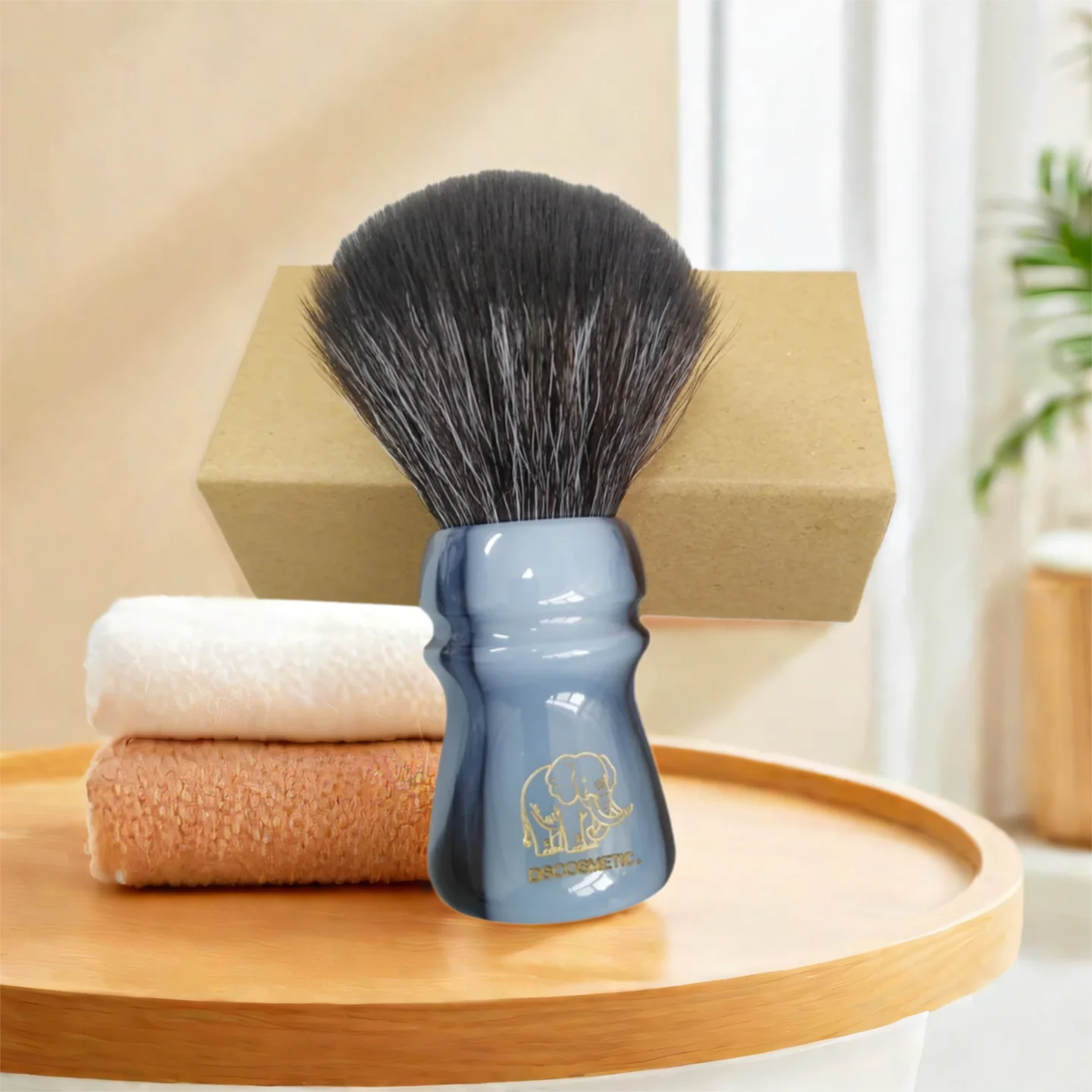 dscosmetic-新型hdソフト合成毛シェービングブラシ（男性用ウェットシェービング用）