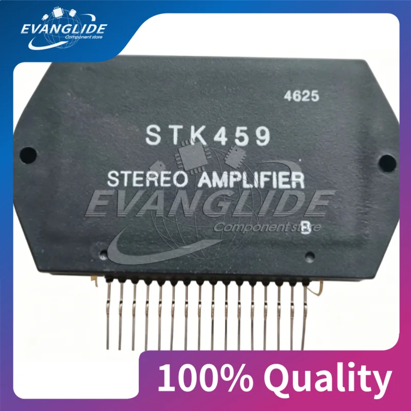 1 PCS STK459 Stereo Audio power amplifier module Audio power supply module