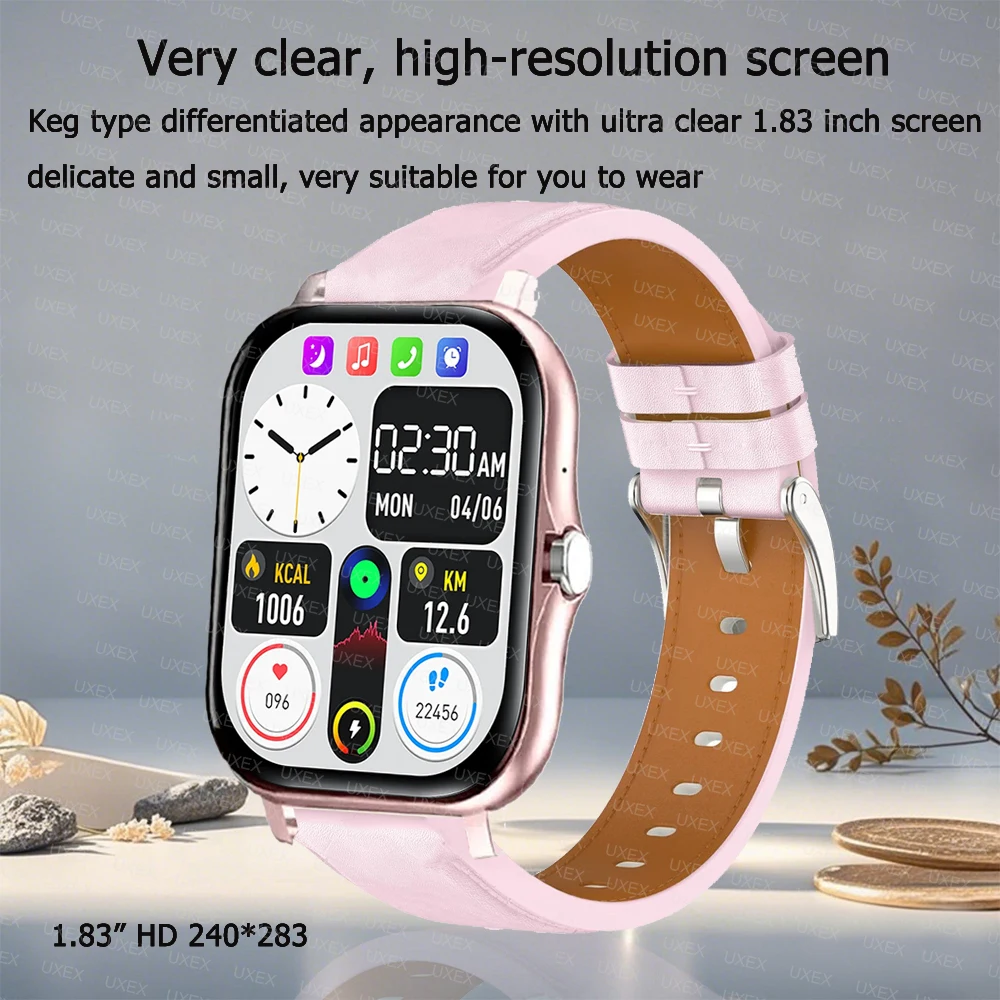 Jam Tangan Pintar Wanita Layar HD 1,83 Inci, Bisa Menjawab Panggilan, Pratinjau Pesan, Mode Olahraga, Desain Dial DIY, Prakiraan Cuaca, Jam Tangan Pria 2026