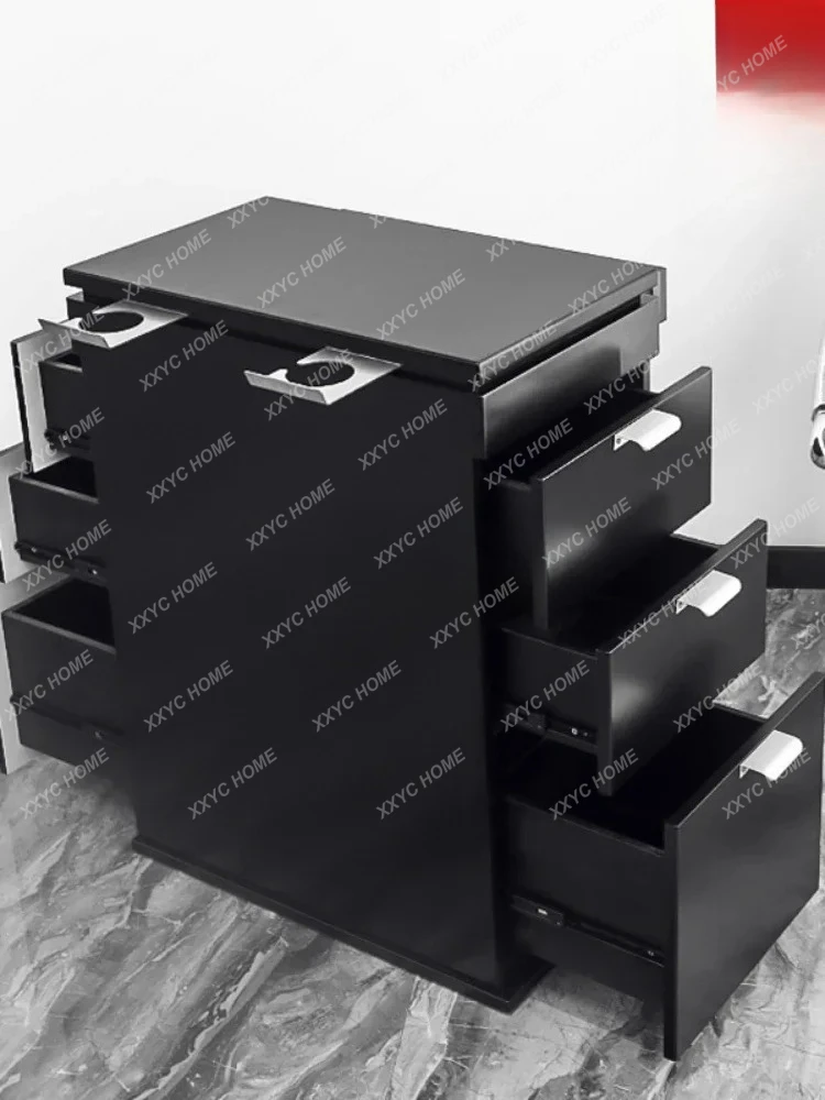 Barber Shop Tool Cabinet Tool Table Storage Rack Drawer Cabinet Multifunctional