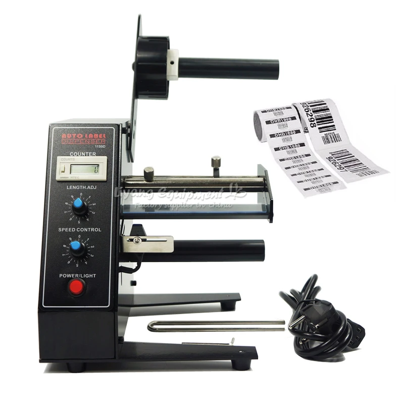 Automatic Label Dispenser Machine Device Sticker 220V 50HZ Stripping   AL-1150D  Dispensing 