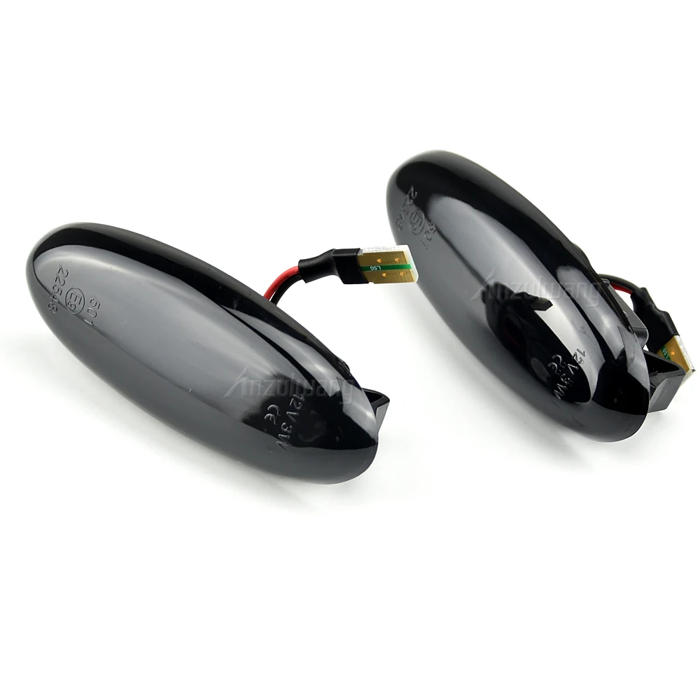 1 Pair Dynamic Blinker Turn Signal Lamp LED Side Marker Light For MAZDA 323 Familia Protege Tribute MX-6 Astina Lantis