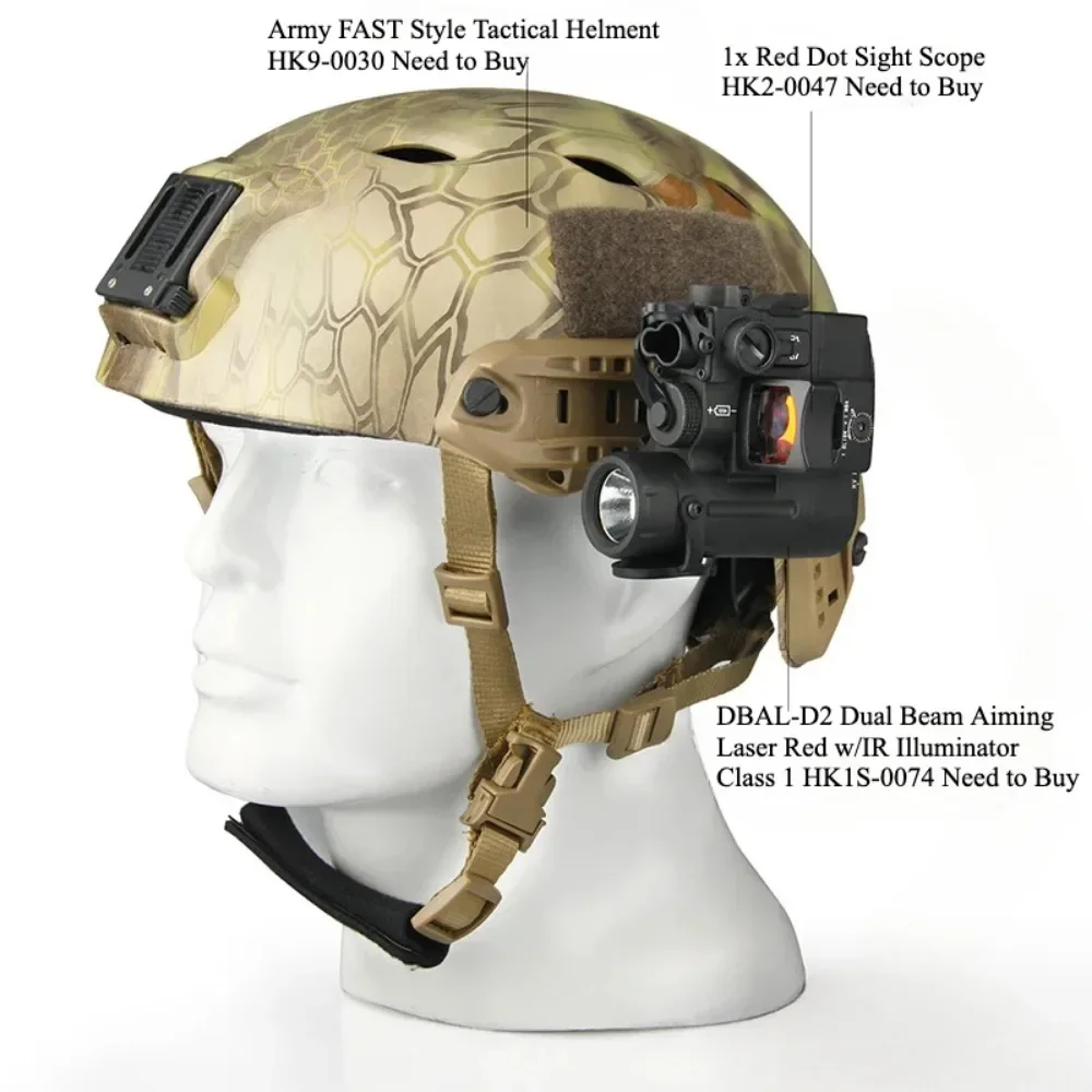 التكتيكية النايلون سلاح كشاف ضوء DBAL-D2 أحمر أخضر ليزر LED مصباح يدوي مع مفتاح التحكم المزدوج الصيد سلاح الملحقات