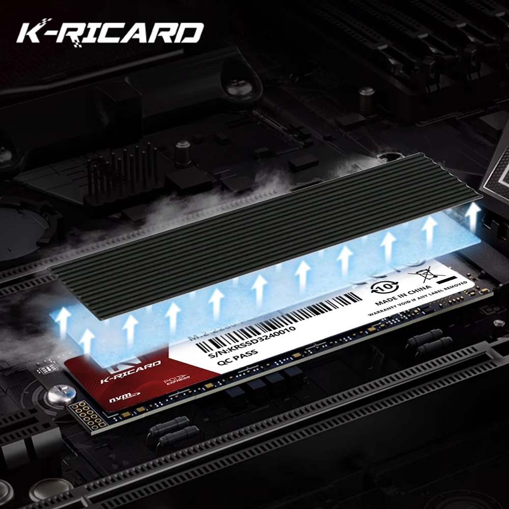 K-RICARD NVMe SSD M.2 2280 1TB 2TB Internal Solid State Drive for Desktop Laptop High-Speed Hard Disk