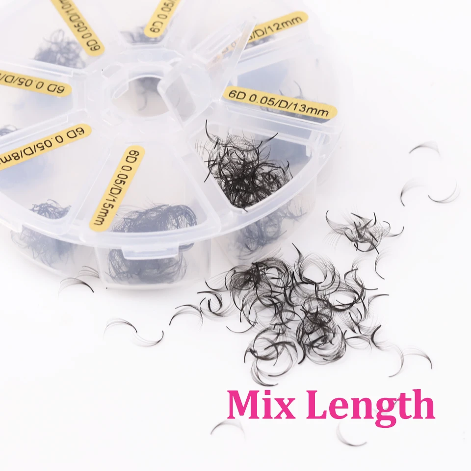 AGUUD 500 Fächer/Fächer, superschmal, lose Fächer, spitze Basis, Volumenwimpern, 4D, 5D, 6D, 7D, 8D, lose vorgefertigte dünne Wimpernverlängerungsfächer – Detail 14