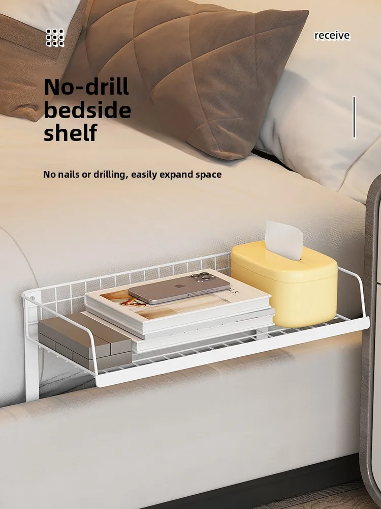 

Корзина для хранения Bede Storage Ra Dormi, крепящаяся к кровати, для спальни, для мобильного телефона, для экономии пространства, простая установка, Sle Carbo...