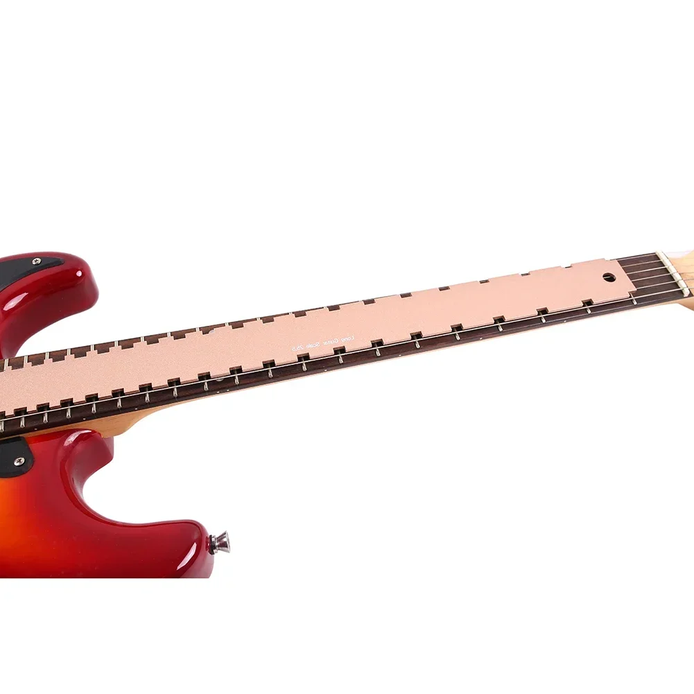 

Measuring Ruler Guitar Luthier Tool Straight Edge Tool Luthier Measuring Ruler :Aluminum Fretboard Guitar Neck