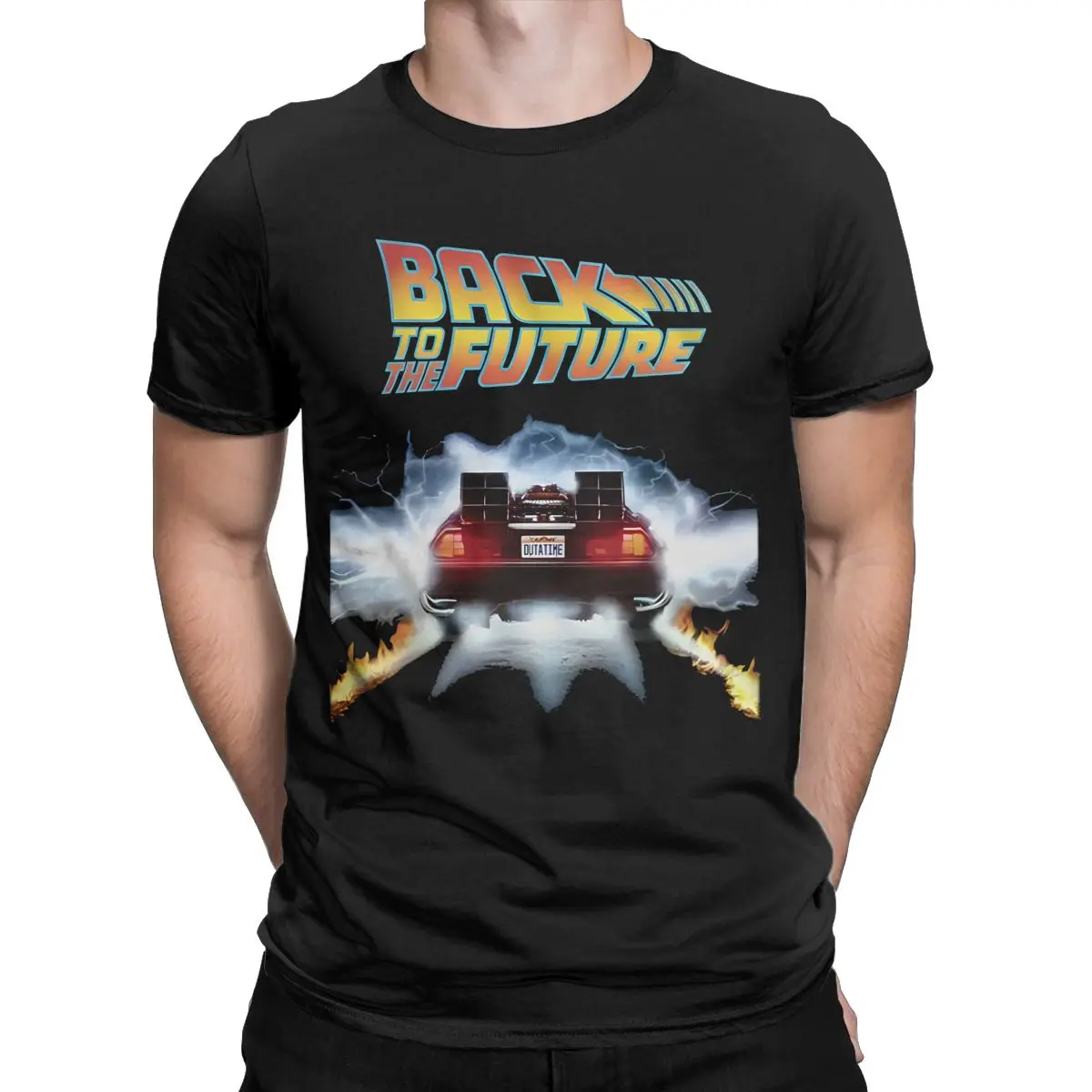 Men Women's Back To The Future Delorean Car Graphic Shirts Merch Fashion Pure Cotton T Shirt Top Tee Clothes Classic