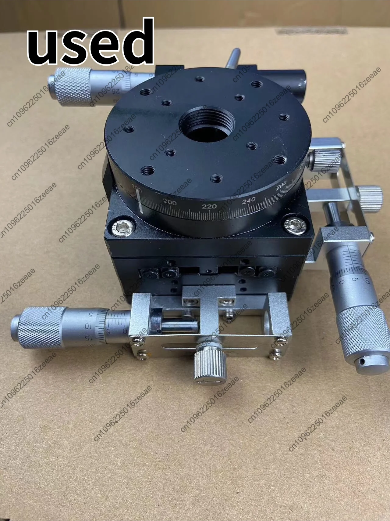 Fine adjustment platform - x, y, r three-axis displacement fine adjustment platform - 60mm stage with accessories