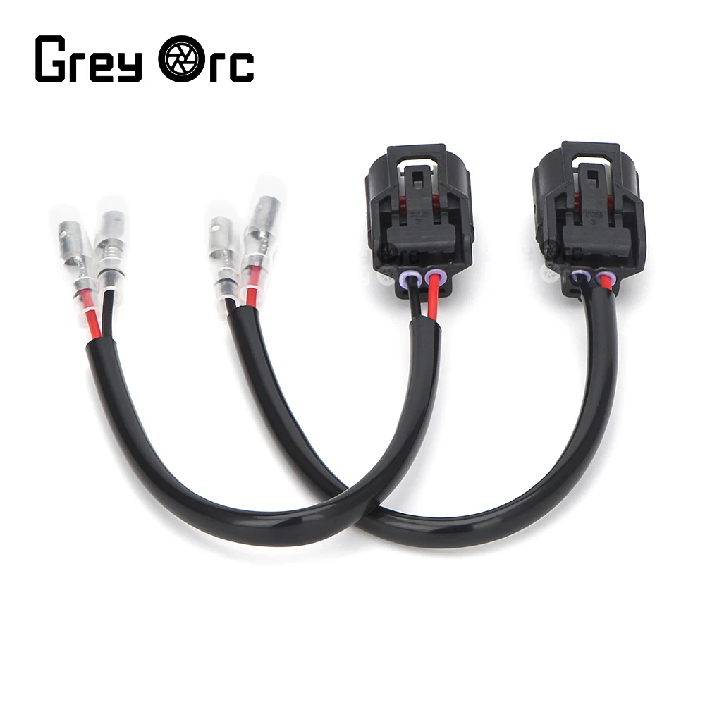 2 Wires Turn Signal Cable Adapter Plug for Kawasaki Ninja ZX-4R ZX-4RR Ninja650 Ninja 650 2023 2024 Indicator Connector Harness - Image 3