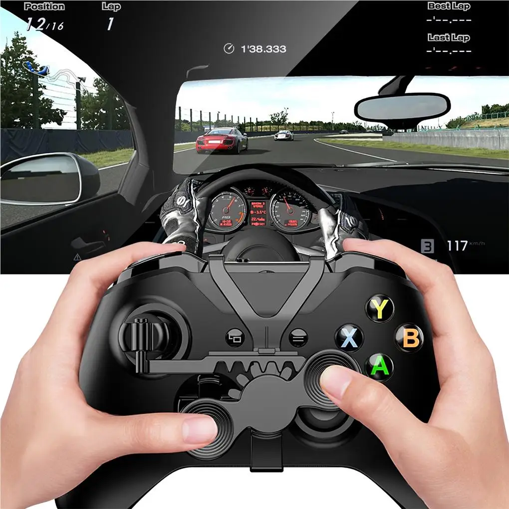 Kontroler do gier pilot zdalnego sterowania Joy Pad łatwy w obsłudze Panel dotykowy Gamepad z dwoma uchwytami dla Xbox series x s dla Xbox one