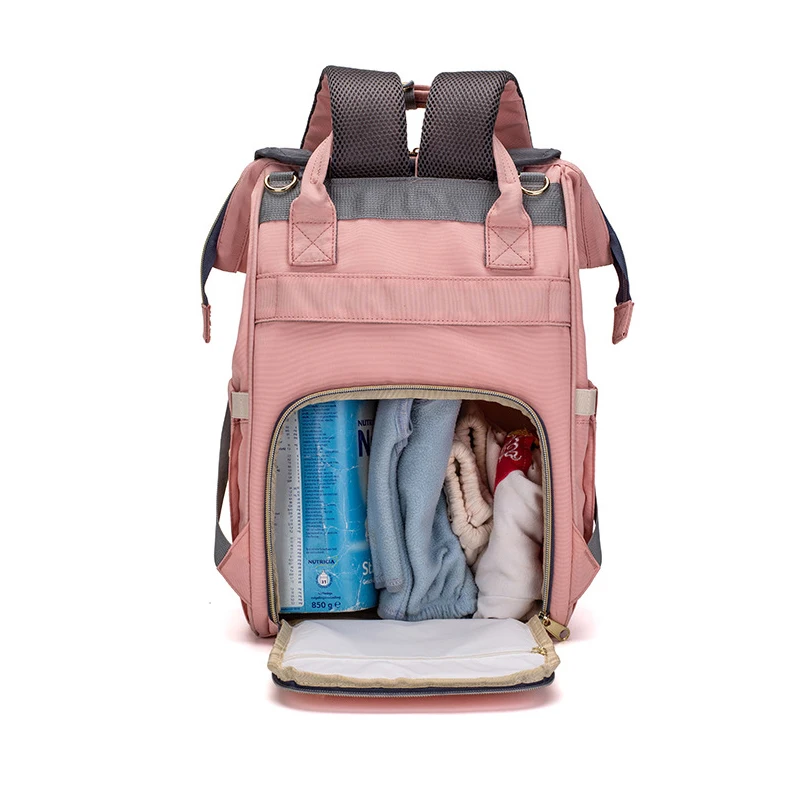 Lequeen Nappy Backpack Baby Bags for Mom Luxury Large Capacity Bag Mom Baby Multi-function Waterproof Outdoor Travel Diaper Bags