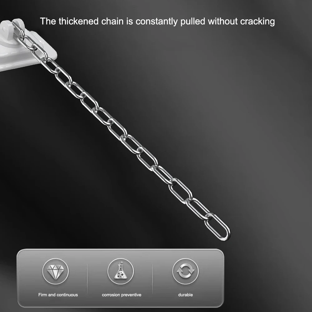 Raamkozijn Veiligheidskettingslot Zelfklevende raambegrenzer Kindersloten Verstelbaar voor UPVC Houten schuifraam