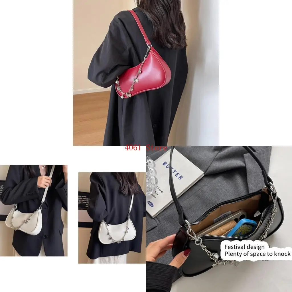 

Versatile and Durable PU Underarm Bag Chain Bags for Women Must Have Accessory