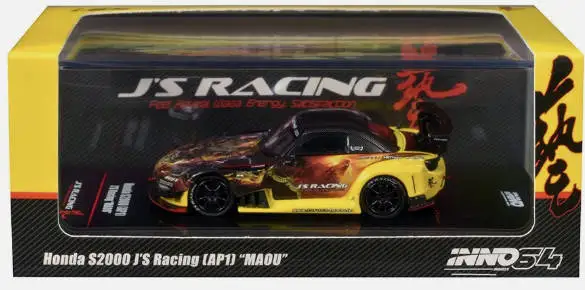 

INNO64 J'S Racing Honda S660 Makoto Devil Art Special Edition Flame Lightning Livery 1:64 Diecast Car Model In Stock