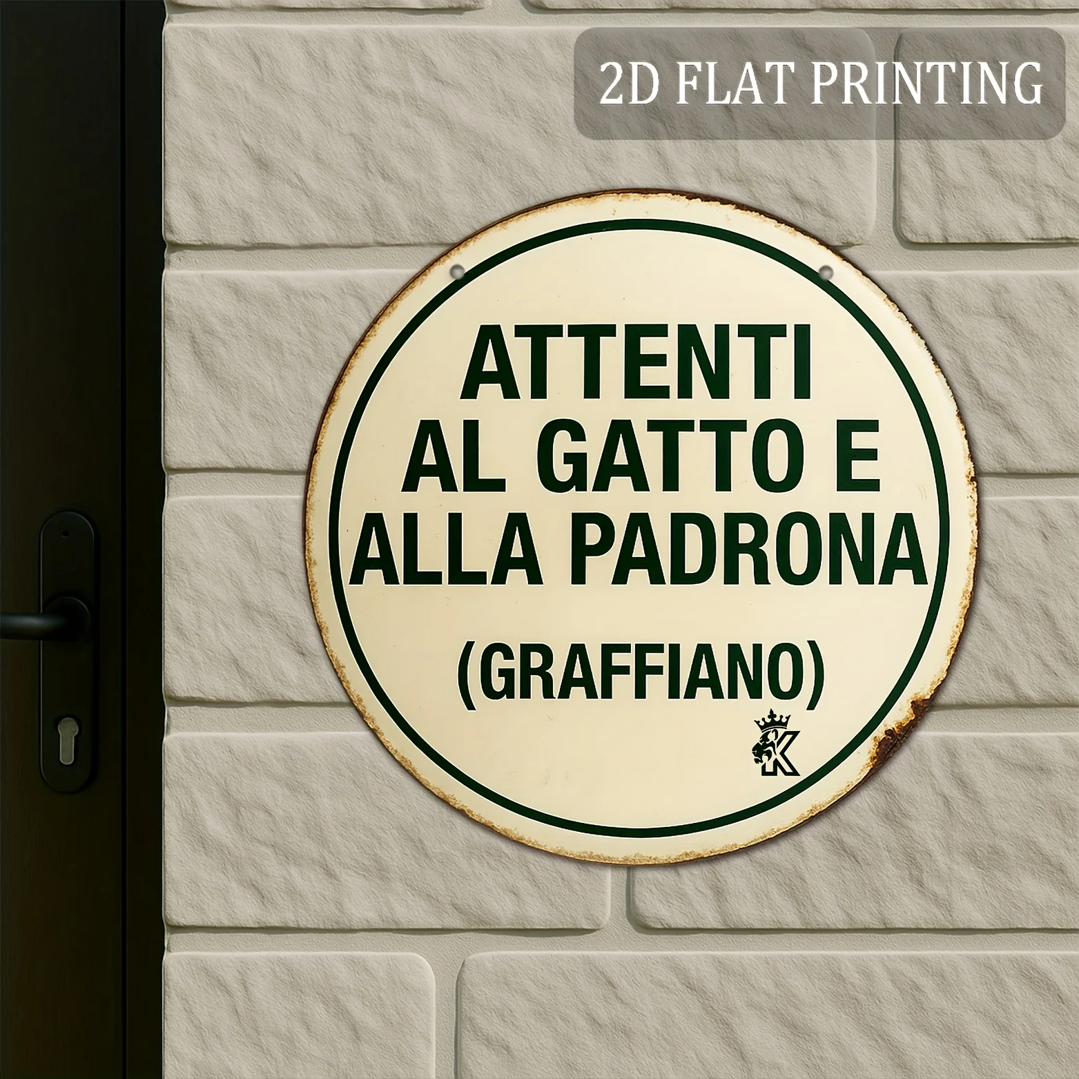 2D Flat Sign, a Fun 