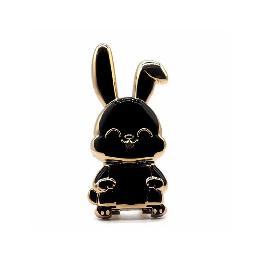 Mobile Phone Bracket Stickness Cartoon Solid Color Adorable Bunny Finger Ring Lazy Bracket Mobile Phone Stand Hands-free