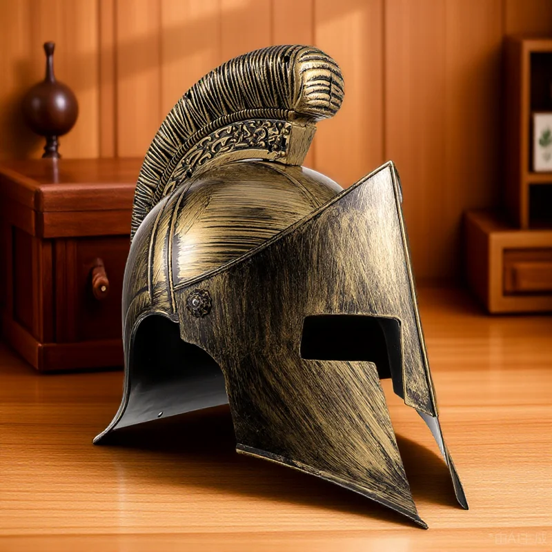

Ancient Roman Ares Headwear Plastic Performance Men Vintage Soldiers Hat Party Cosplay Novelty Roman