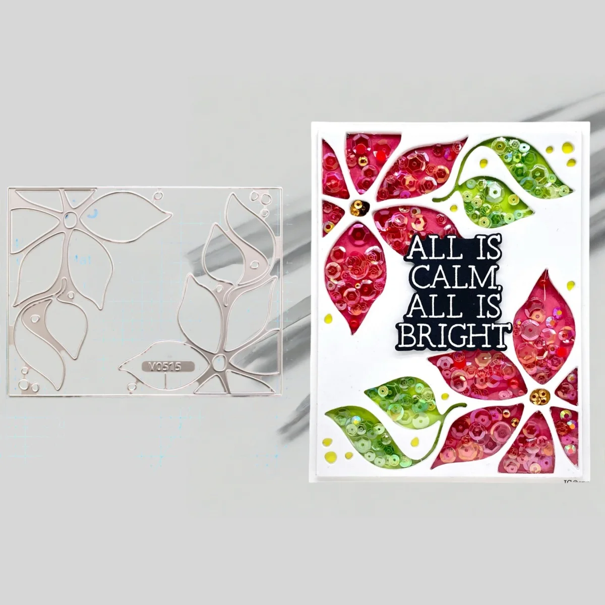 

Poinsettia Cover Metal Cutting Dies for DIY Making Card Scrapbook Embossed Paper Album Craft Supplies Template Decoration