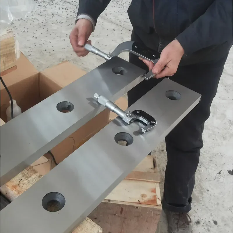 Factory Heavy Guillotine Blades High Precision Shear Knives for Metal Sheet Plate Cutting Workshop