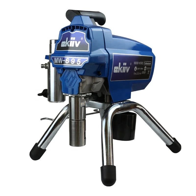EKIIV M695 220V/240V/50Hz Voltage Stand Airless Paint Sprayer With Piston Pump Paint Sprayer Machine With CE