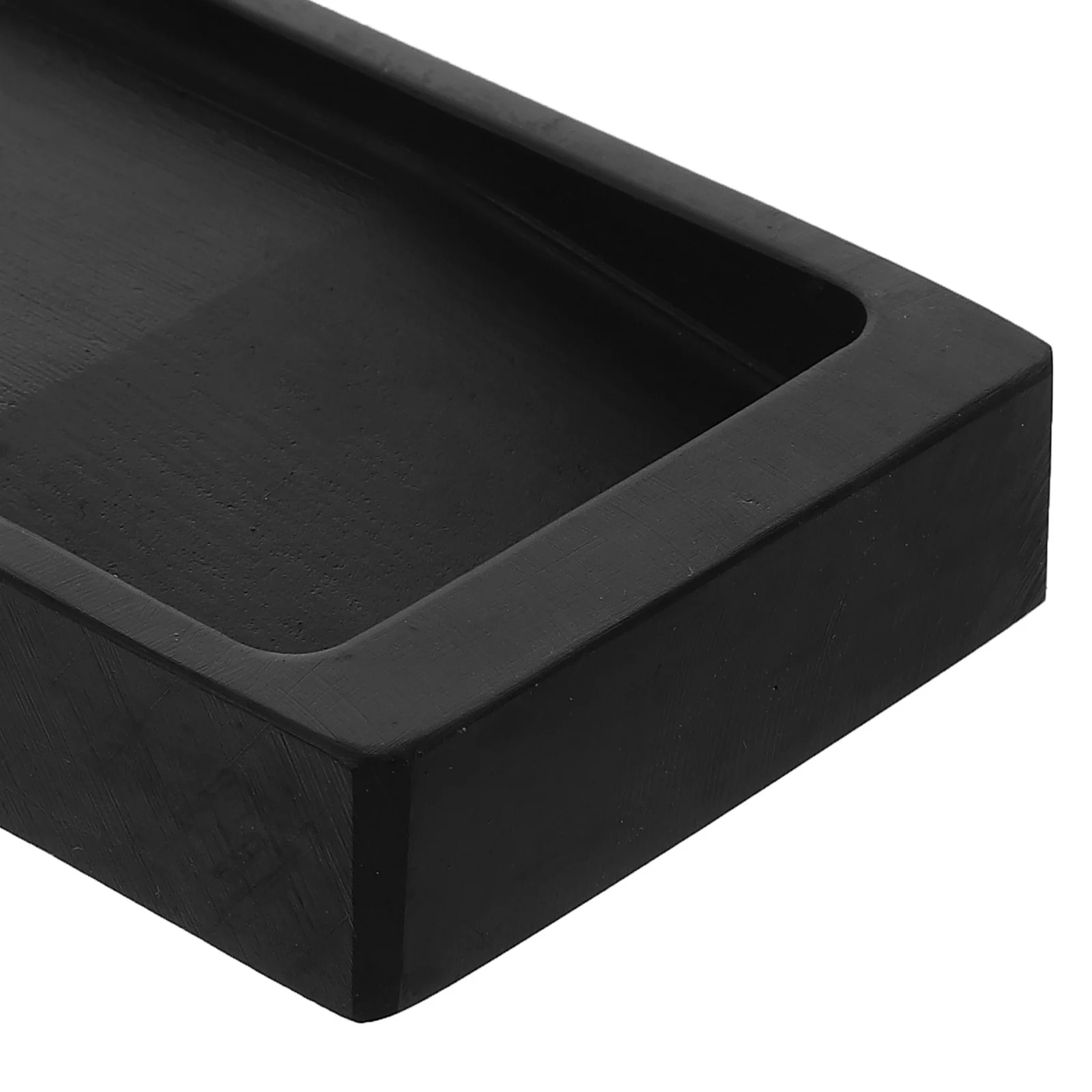 

Chinese for Writing Drawing Student Smooth Edge Stone Material Calligraphy Inkwell Desktop Organizer for Study