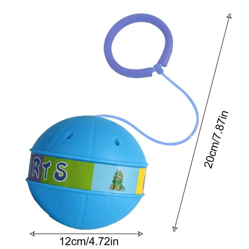 Foot Jump Balls com tornozelo brilhante, Portable Swing Skip Ball, Jogo Skip Ball, Jumping Ball para Bouncing Games, Prêmios do jogo