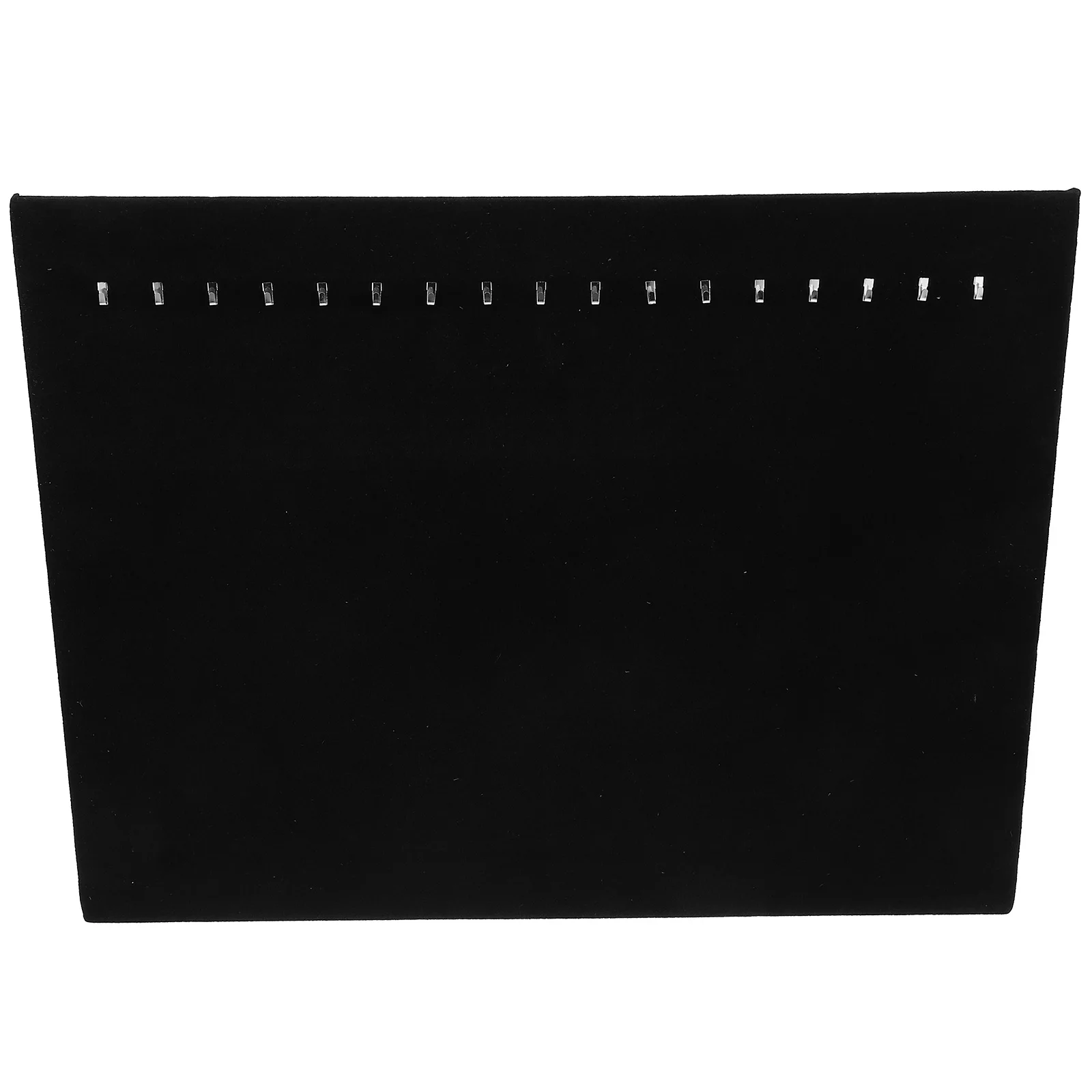 

Portable 17 Velvet Jewelry Necklace Ring Storage ganizer Black Display Jewelry Display For Selling Tray Home Accessories