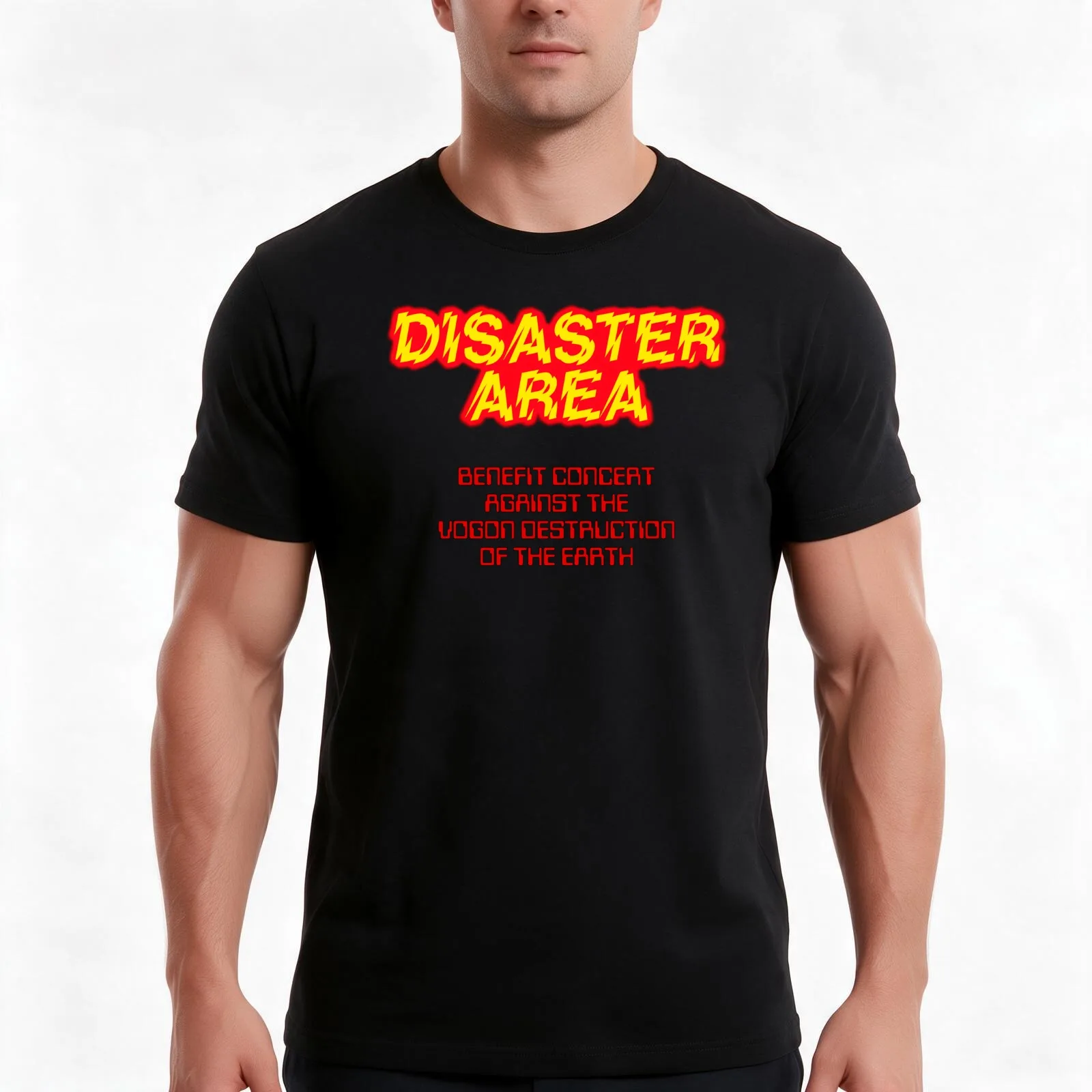 Disaster Area Sci-Fi British Classic Comedy 1970s V5 T-Shirt Summer Casual Cotton Tee Oversized Streetwear Tops 100% Cotton