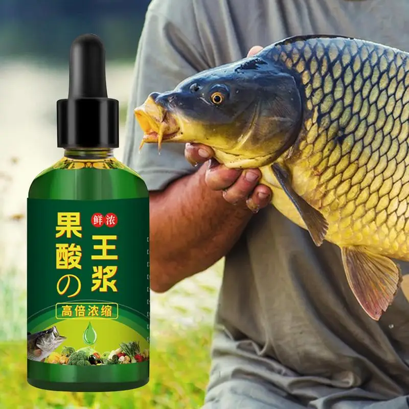 Fish Lure Attraction Enhancer High Concentration Fishing Liquid Safe Long-Lasting Fish Bait Attractant For Bighead Carp Bream