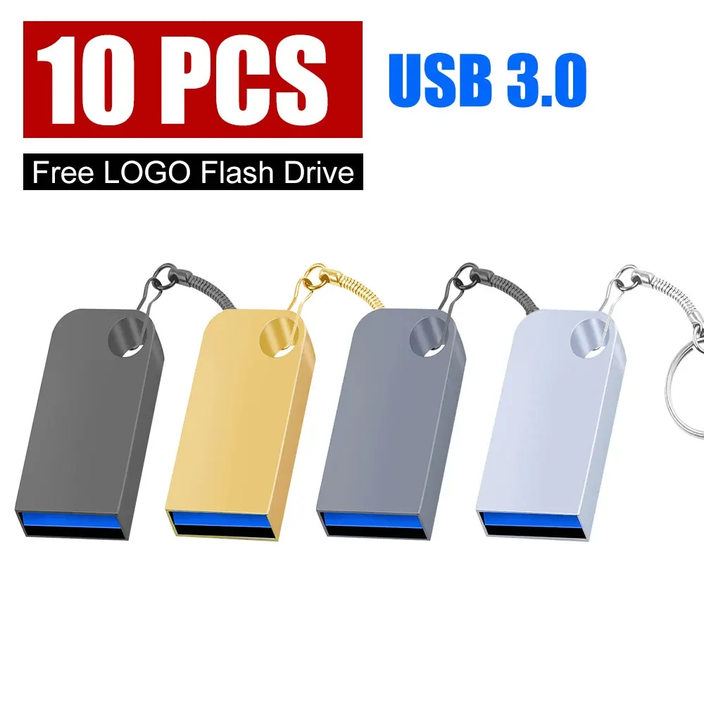 10Pcs/lot USB Flash Drives 128GB Pen Drive 32GB Usb Sticks Pendrives 16GB Memory Flash Drive 32GB 64GB U Disk Free logo