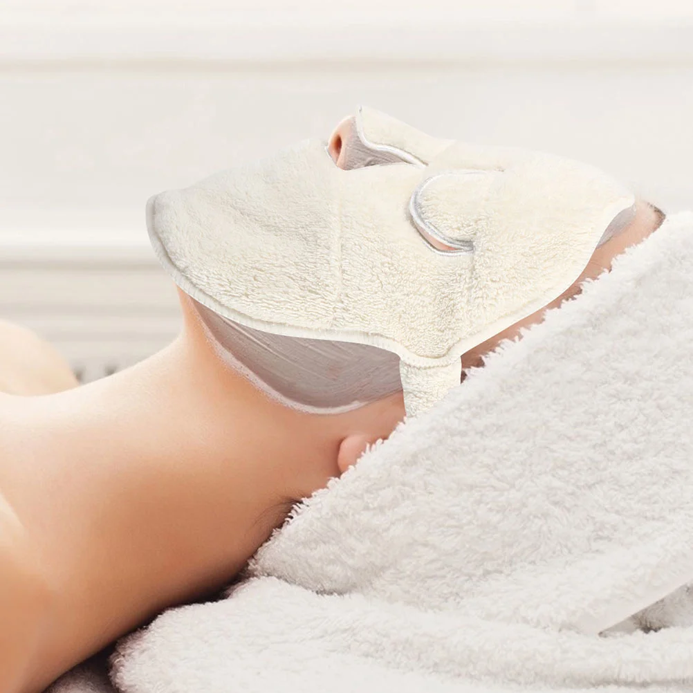 3 قطعة ترطيب تبييض منشفة الوجه المرجان الصوف الساخن الباردة ضغط قناع العناية بالوجه الجمال الجلد قناع الوجه المناشف #6